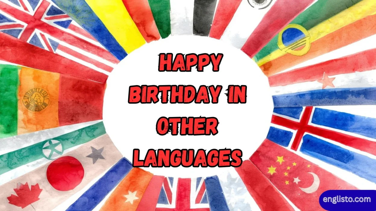 Happy Birthday in Other Languages