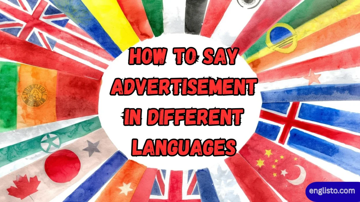 How to Say Advertisement in Different Languages