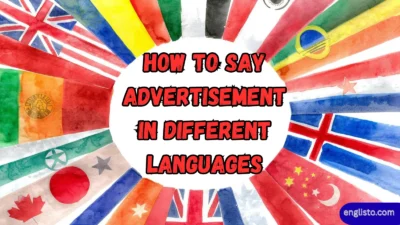 How to Say Advertisement in Different Languages