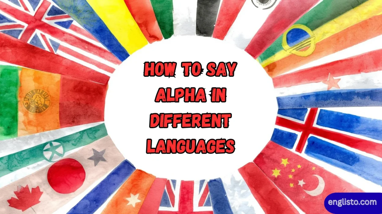 How to Say Alpha in Different Languages
