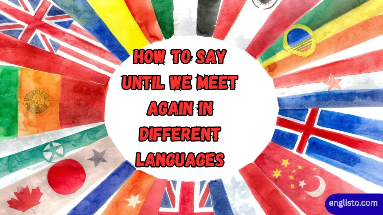 How to Say Until We Meet Again in Different Languages
